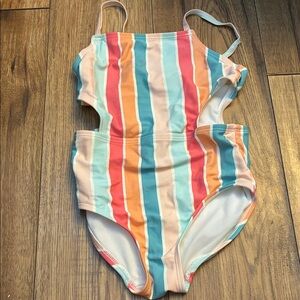 OshKosh B'gosh Colorful Striped One Piece Swimsuit